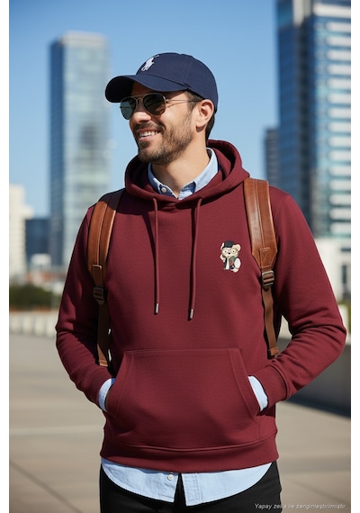 Buratti Erkek Sweat 6141006b Bordo Bordo