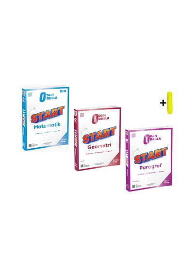 Üçdörtbeş Yayınları Start Matematik Geometri Ve Paragraf 0'dan Başla