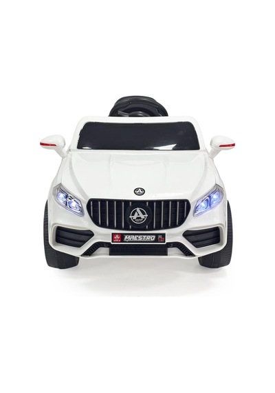 Maestro Gt 4x2 12v Akülü Uzaktan Kumandalı Emniyet Kemerli 2x Arka Süspansiyonlu Çocuk Akülü Araba Beyaz