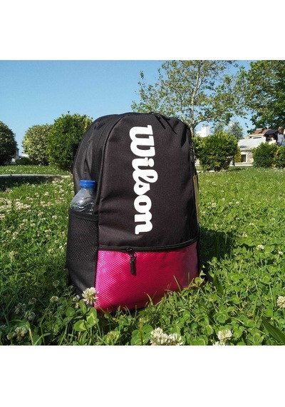 Shopiolog Wilson Fuşya Sırt Çantası Unisex Çift Gözlü Çanta Fuşya