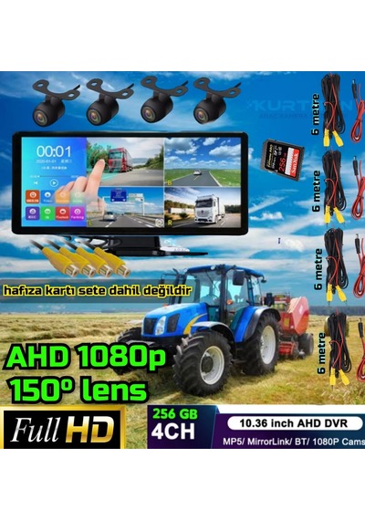 Dokunmatik 4k Video Müzik Dvr Ekran 4 Ad Ahd 1080p Kelebek Kamer