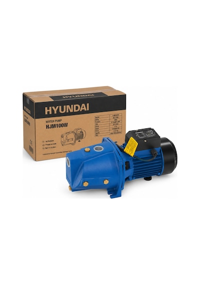 Hyundai Hjm100w Elektrikli Su Pompası 1 Hp 750 W 58 L/dk 47 M Basma Yüksekliği
