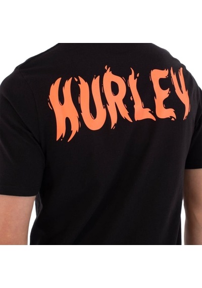 Hurley Hurley Printing Press Zombies Erkek Siyah Tişört 001