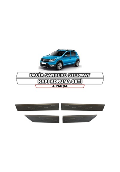 Dacia Sandero Stepway Kapı Koruma Seti 4 Parça 2013-2020 Arası N11.1071