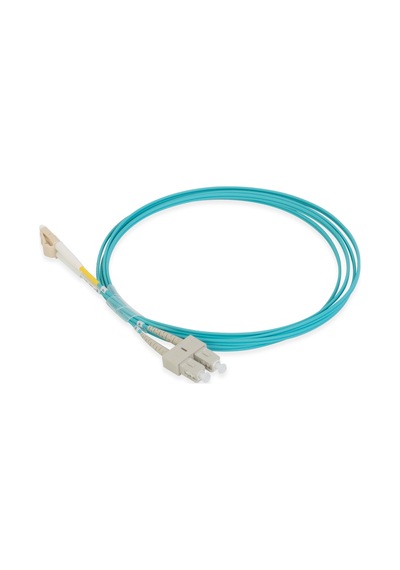 2M Lc-Sc Duplex Om4 Multimode Lszh 2.0Mm Fiber Optik Patch Kablo