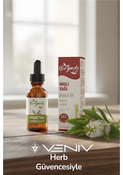Nioli Yağı Uçucu Yağ- Niaouli Essential Oil- 20 Ml -%100 Doğal- Organik Ambar 20 ML