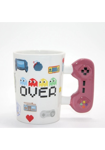 Game Over Porselen Kupa Bardak Alk1100 Çokrenkli