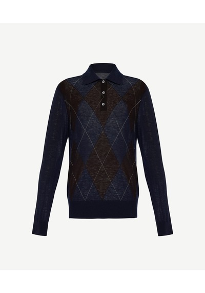 Yargıcı Regular Polo Yaka Uzun Kol Kazak 26kktr2144x 004 Lacivert