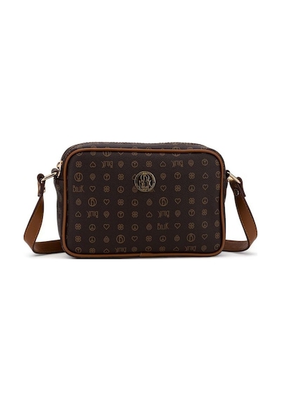 Bilik Deri Monogram Kahve/taba Kadın Çapraz Askılı Çanta Nv 1002- 001