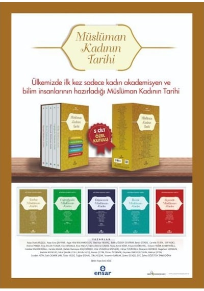 Müslüman Kadının Tarihi Seti  - 5 Kitap Takım - Ensar Neşriyat