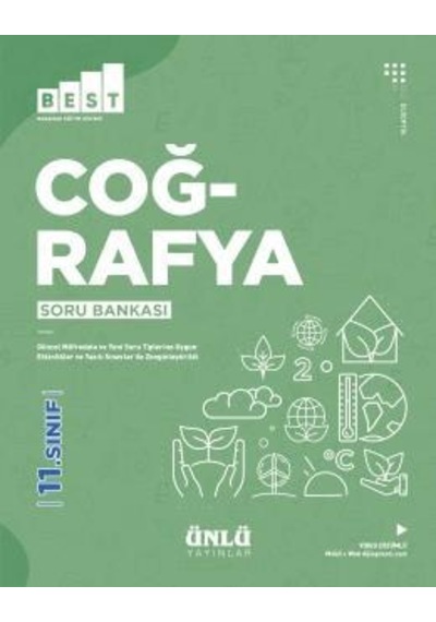 11.Sınıf Coğrafya Soru Bankası - Ünlü Yayınları