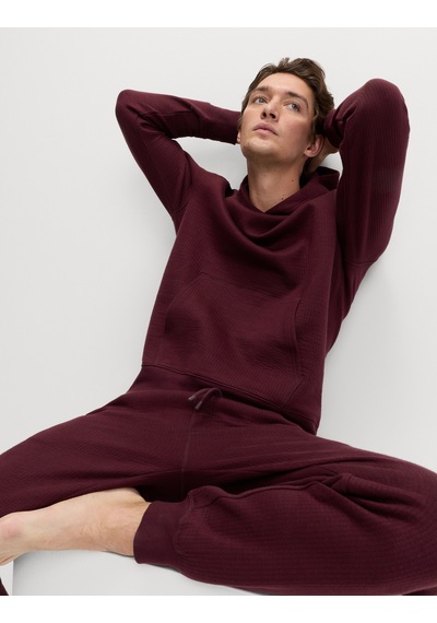 Marks & Spencer Pamuk Karışımlı Kapüşonlu Sweatshirt T07005133 Bordo