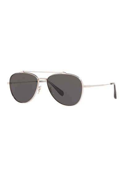 Oliver Peoples Güneş Gözlüğü - Titanyum Ov1266st 56 503687 Gümüş
