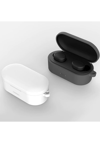 Qcy T1S-T2C Bluetooth Kulaklık Için Silikon Koruma Kılıf+ Anahta