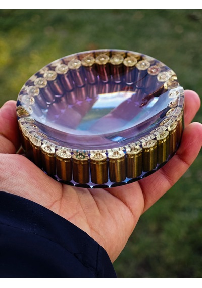 Küllük 9 Mm Mermili Kül Tablası Hediyelik Ürün Boşkavanlı Kül Tablası Süper Küllük Mermili Özel Tasarım 4