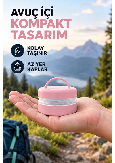 Katlanabilir Kamp Lambası Pilli 2 Işık Modlu Askılı Led Çadır Feneri Portatif Outdoor Piknik Acil Durum Lambası