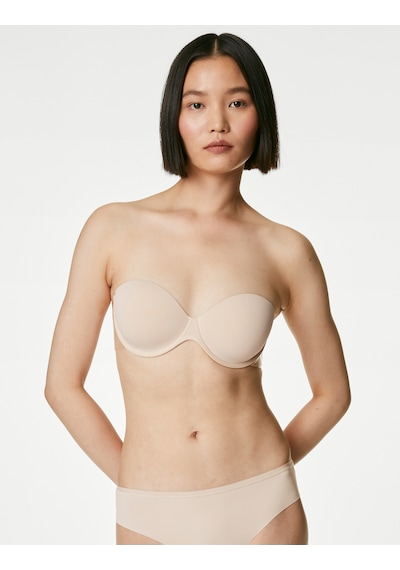 Marks & Spencer Destekli Yapışkanlı Straplez Sütyen T33002680 Pembe