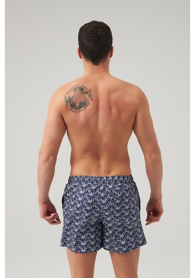 D's Damat Twn Regular Fit Lacivert Baskılı Şort Mayo 8ec62ap03100d