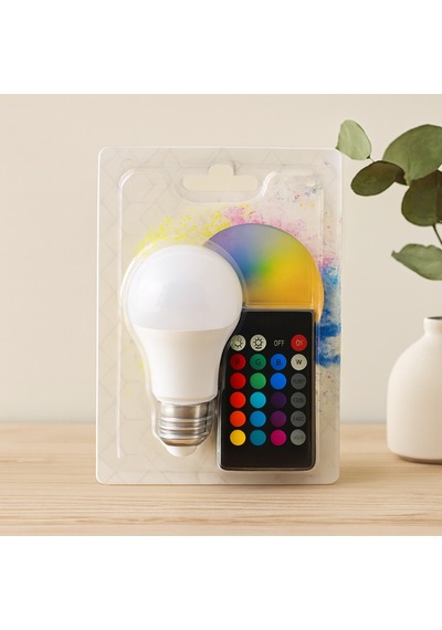 Led Ampul E27 9w Rgb Kumandalı 800 Lm 6500k Beyaz - Çok Renkli