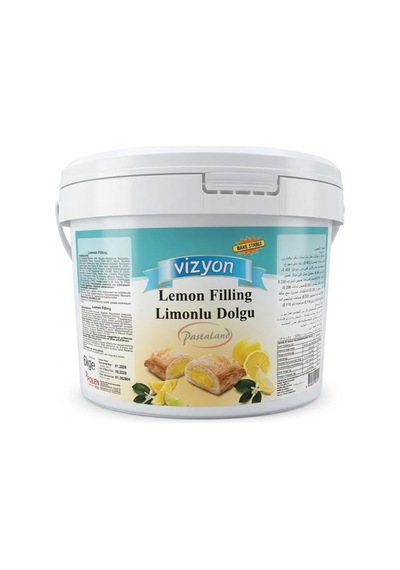 Vizyon Limonlu Pastacılık Dolgusu Ve Kreması 6 Kg