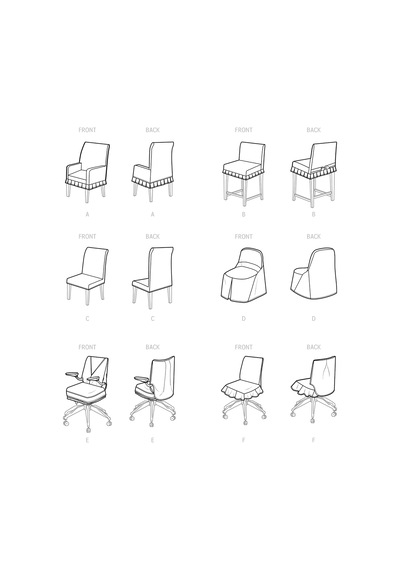 Chair Slipcovers-one Sıze -ss9495os Çok Renkli
