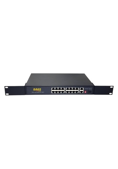 Baff 16+2 Port 10/100/1000 Gigabit Al-poe Switch