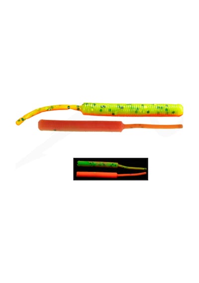 Fujin Baby Worm 5.2cm Floating Lrf Silikonu - Uv Fıre Tıger