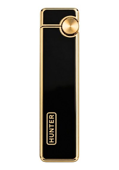 Hunter Soft Flame Siyah Gold Slim Metal Çakmak Ack057