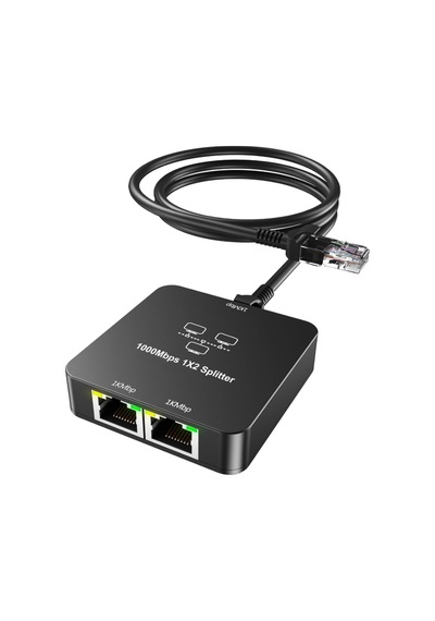 Zr861 Rj45 1to2 Gigabit Splitter Adaptör Evimdeyokyok