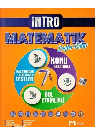 Mozaik Yayınları 7. Sınıf Matematik Intro Defter Kitap (510283765)