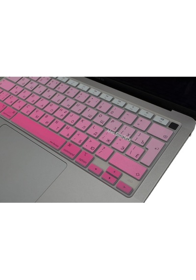 Rusça Klavye Koruyucu Apple Uyumlu MacBook Air Pro M1-m2-m3 A2681 A2941 A2442 A2485 Gradient 001