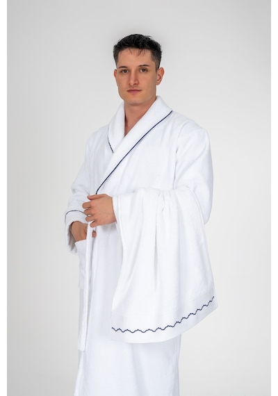 Cotton Box Classic Bornoz Seti Josina Beyaz Erkek L/xl