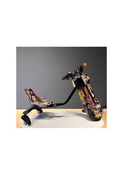 36v 350w Elektrikli Drift Scooter 3 Hızlı 25 Km/h 100 Kg Taşıma Kapasiteli Lacivert Lacivert