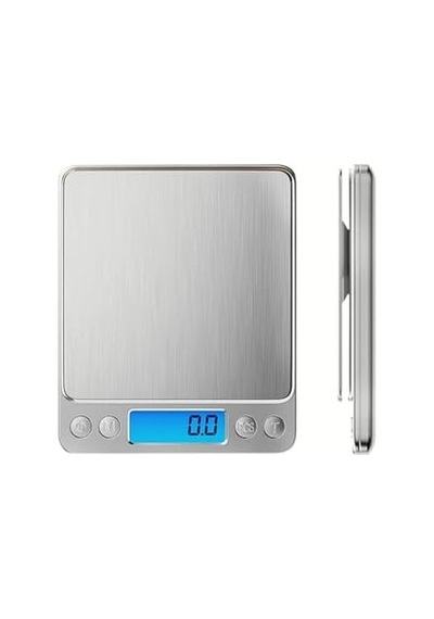 Usin 3kg/0.1gr A Kalite Çelik Hassas Elektronik Dijital Kuyumcu Eczane Aktar Mutfak Terazisi-tartısı Açık Bej