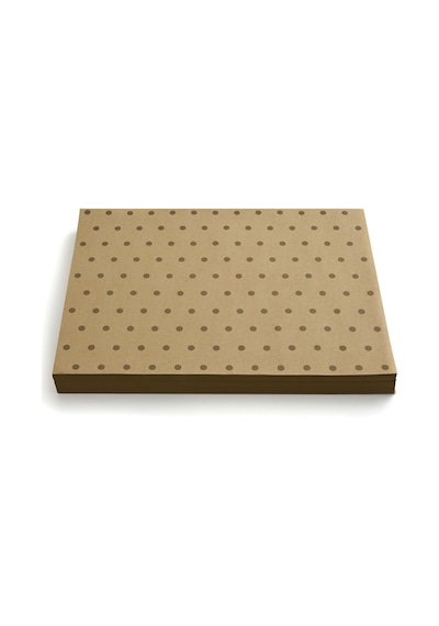 Puantiyeli Kraft Servis Kağıdı 34x24,5 Cm 500 Adet Kahverengi