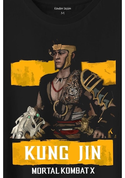 Mortal Kombat X Kung Jin Baskılı Tişört Unisex T-shirt 001