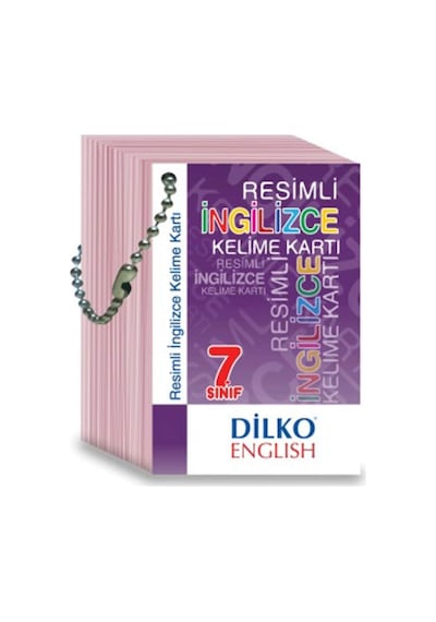 7. Sınıf Resimli Ingilizce Kelime Kartı - Dilko Yayınları