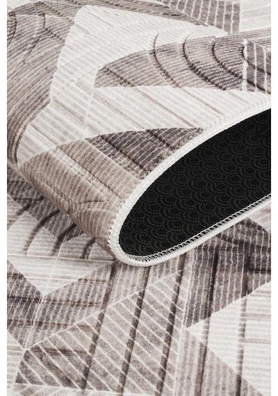 Villadia Home Textile Kaymaz Taban Modern Desen Halı Yolluk Leke Tutmaz Kolay Temizlenir Koridor Salon Yatak Mutfak Odası Vd4037kahve Kahve
