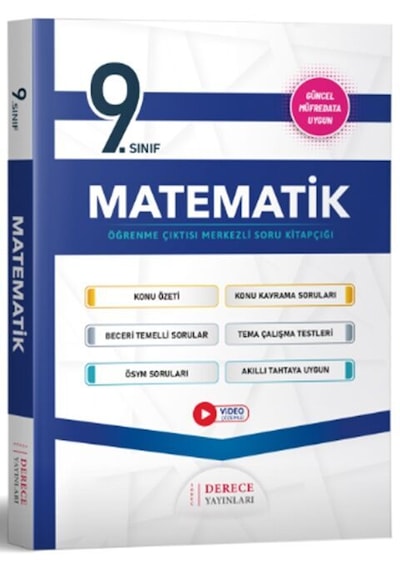Derece Yayınları 9.Sınıf Matematik Modüler Set