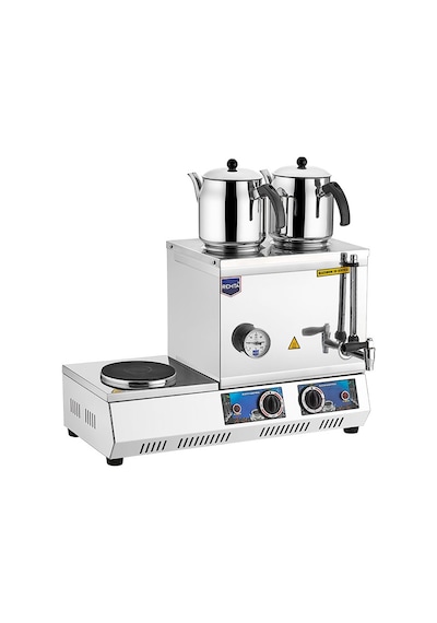 Remta K 31 Çift Demlikli Elektrikli Çay Kazanı Inox 23 L
