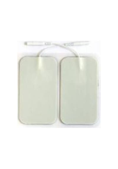 Tens Pedi Elektrodu 5X9 Cm Dikdörtgen 4'Lü 3 Paket (Pakette 12 Adet) Tens Elektrodu 5X9 Çok Renkli