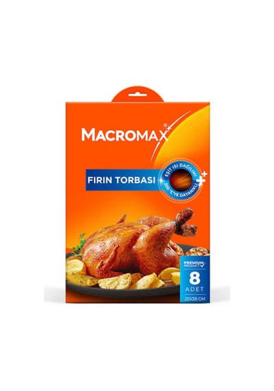 Macromax Fırın Torbası 8 Li Açık Altın