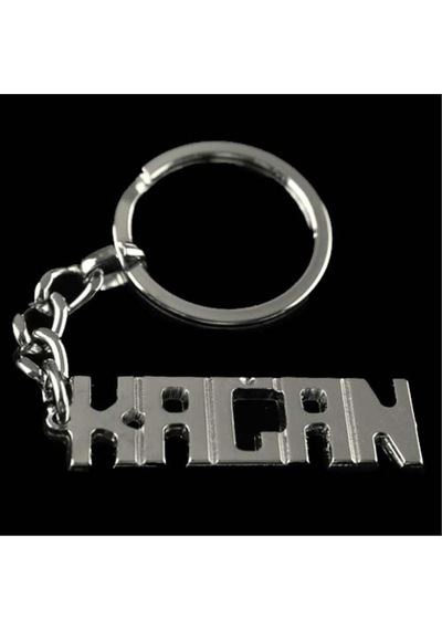 Kağan - 866 - - Nazblsmm - İsimli Anahtarlık Çok Renkli