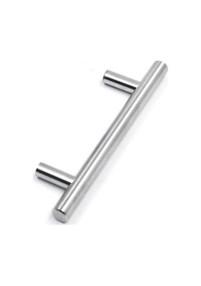 Alüminyum Paslanmaz İnox 128 mm Mobilya Boy Kulp Çap: 12 mm
