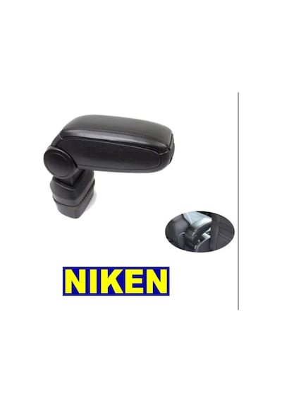 Niken Kolçak Kol Dayama Orta Konsol Vidasız Kolay Montaj Siyah