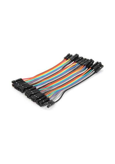 Robizstore-10Cm 40 Pin Dişi Dişi Dupont Kablo Breadboard Jumper Ayrılabilir