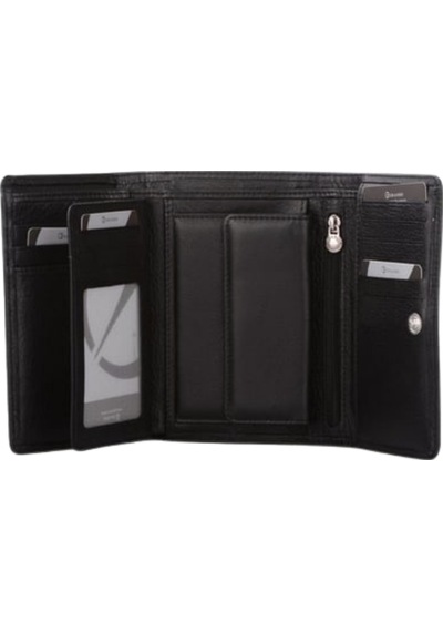 Mft Leather Hakiki Deri Cüzdan Grande 2628 Siyah