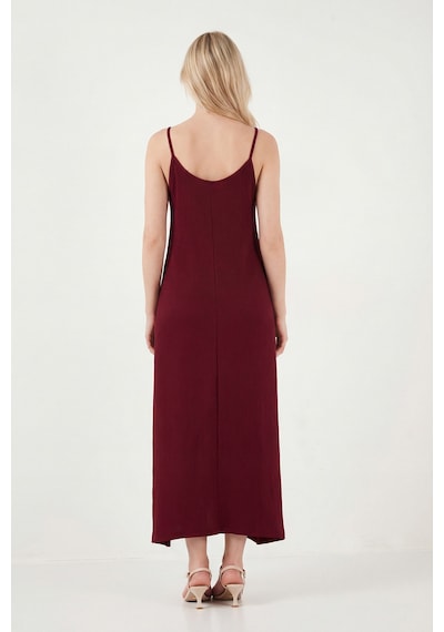 Lela Bayan Elbise 5865732 Bordo Bordo