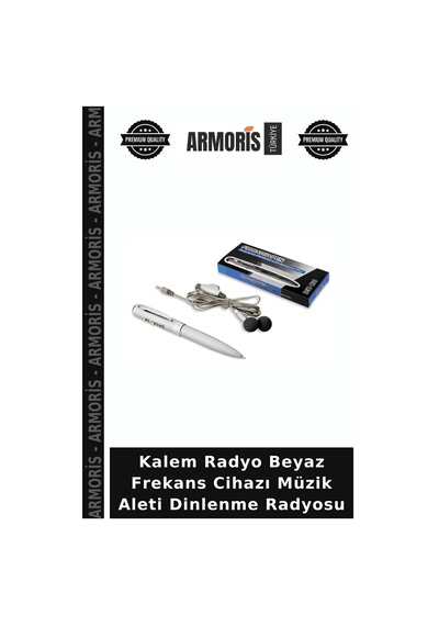 Kalem Radyo Beyaz Frekans Cihazı Müzik Aleti Dinlenme Radyosu