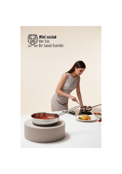 Zenvac Elena Serisi Professional Paslanmaz Çelik 13 Cm Mini Sos Ve Porsiyon Tavası 722875 Zenvac29